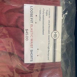 2 PAIR OF Harbor Bay Shorts Men's Size 2XL RED AND DENIM NWT